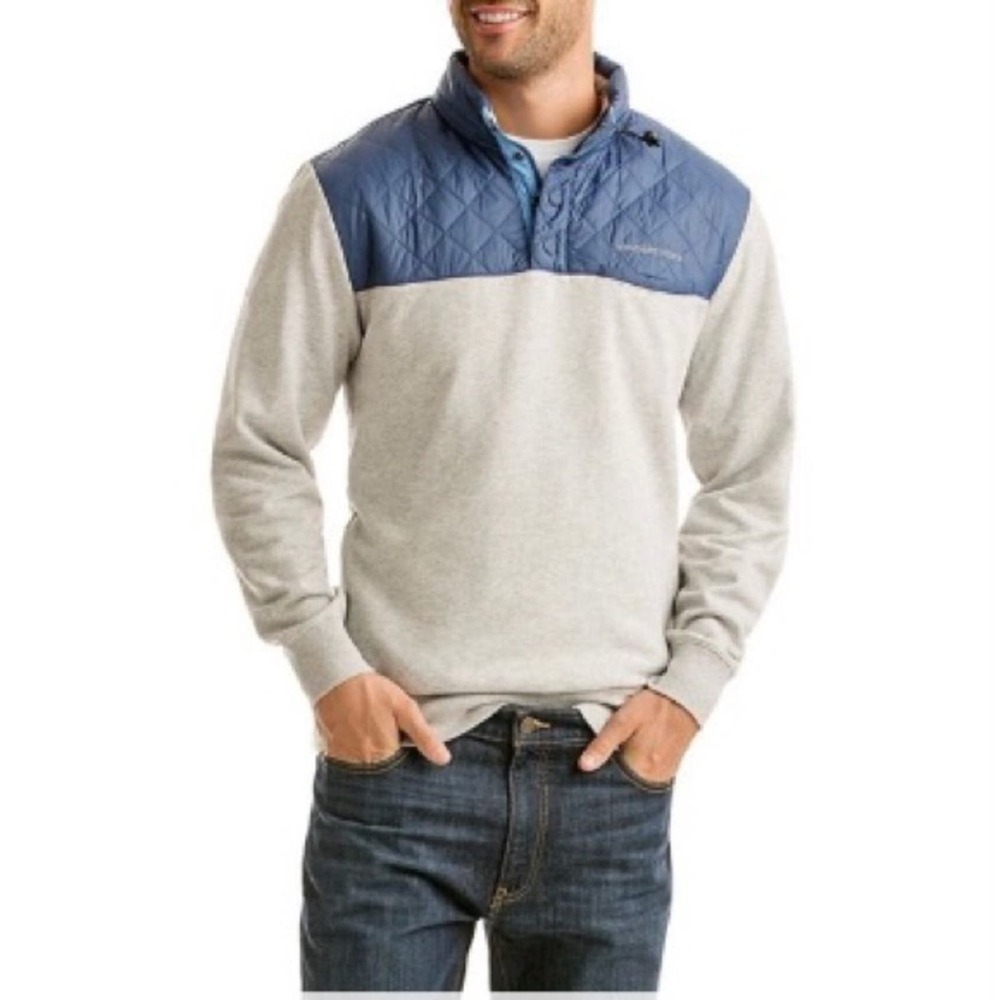 Vineyard Vines Performance Quilted Shep Shirt Pullover hooded EUC size XS